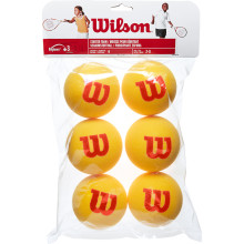 BOLSA DE 6 PELOTAS WILSON STARTER FOAM