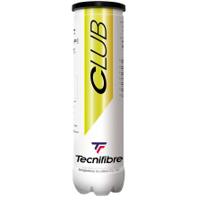 BOTE DE 4 PELOTAS DE TENIS TECNIFIBRE CLUB