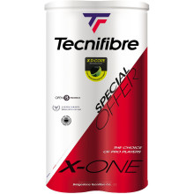 BIPACK DE 4 PELOTAS TECNIFIBRE X-ONE