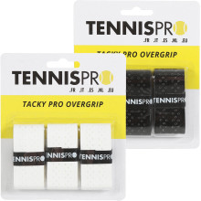 3 SOBREGRIPS TENNISPRO TACKY PRO PERFORATED