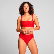 PUMA PANTALONES DE TRAJE DE BAÑO DE CINTURA ALTA DE LAS MUJERES