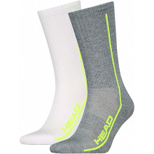 2 PARES DE CALCETINES HEAD PERFORMANCE CREW (LARGOS)