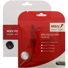 CORDAJE MSV FOCUS HEX PLUS 25 (12 METROS)