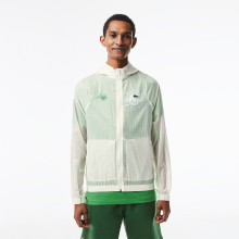 CHAQUETA LACOSTE ROLAND GARROS CON CAPUCHA Y CREMALLERA