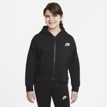 SUDADERA NIKE JUNIOR NIÑA CLUB CON CAPUCHA Y CREMALLERA