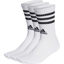 3 PARES DE CALCETINES ADIDAS 3 STRIPES CREW MI-HAUTES