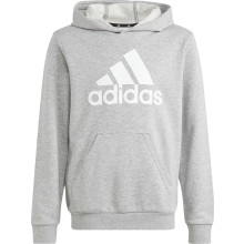 SUDADERA ADIDAS JUNIOR GRIS CON CAPUCHA