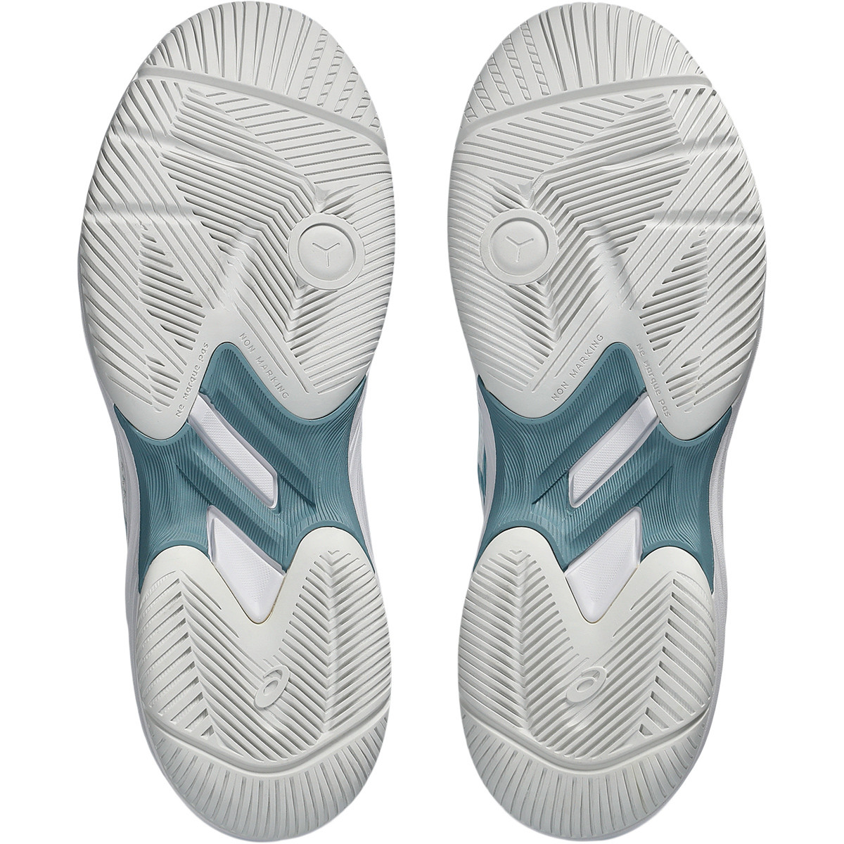 Zapatillas de pádel Mujer Asics Gel-Game 9 blanco/gris