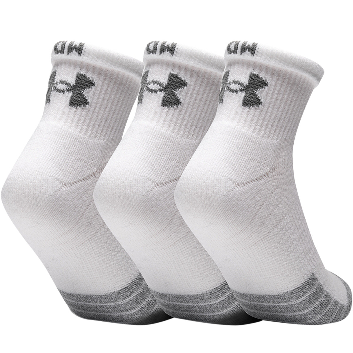 LOTE DE 3 PARES DE CALCETINES UNDER ARMOUR UNISEX HEATGEAR QUARTER