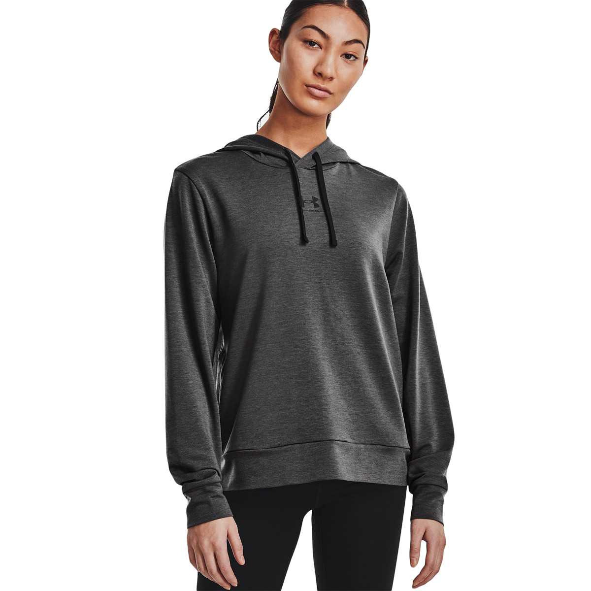 SUDADERA UNDER ARMOUR MUJER RIVAL TERRY CON CAPUCHA - UNDER ARMOUR - Mujer  - Ropa