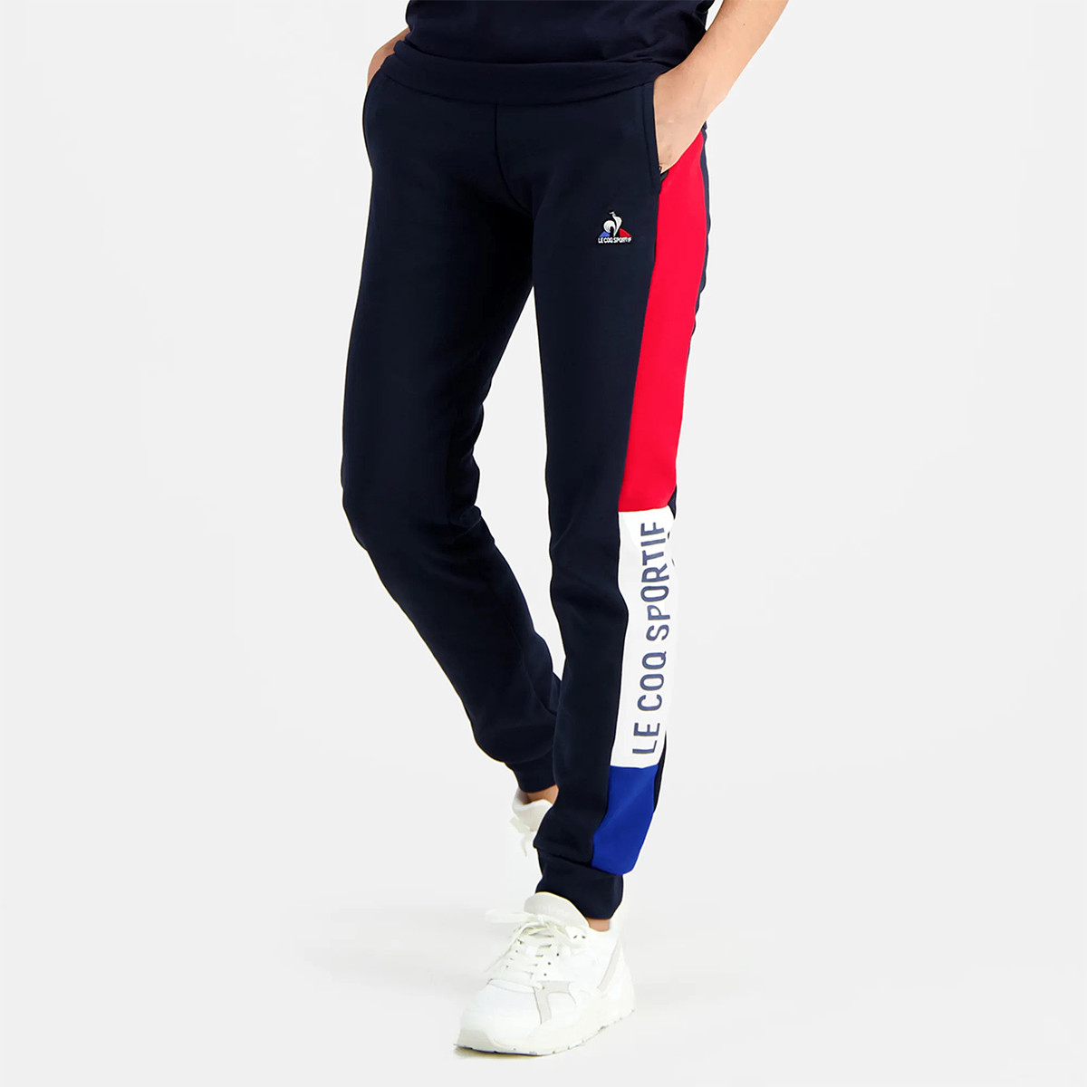 PANTALON LE COQ SPORTIF SLIM TRICOLOR LE COQ SPORTIF Hombre Ropa Tennispro