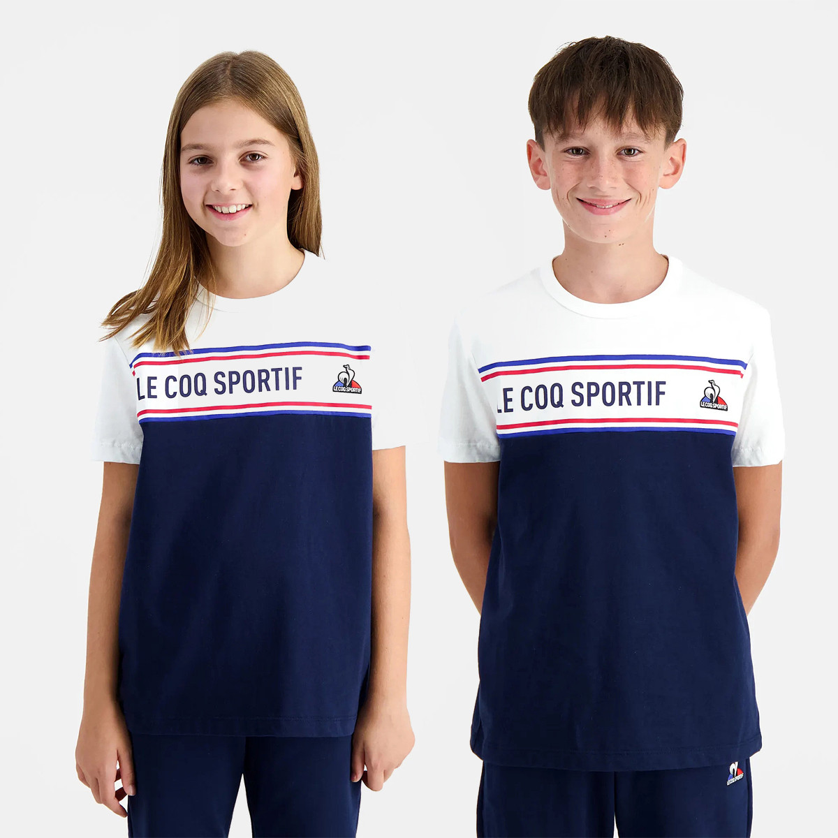 CAMISETA LE COQ SPORTIF JUNIOR TRICOLOR N 2 LE COQ SPORTIF