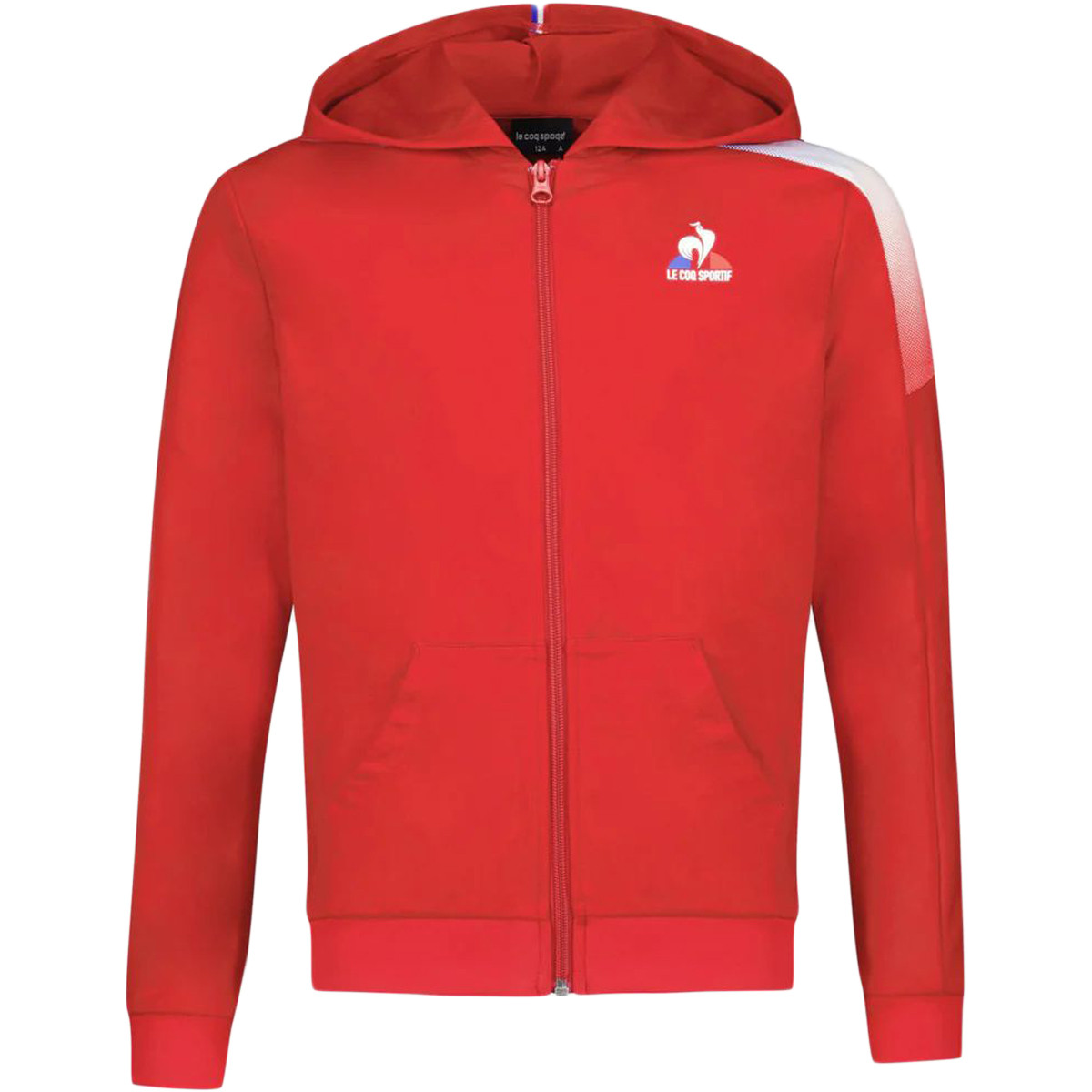 SUDADERA CON CAPUCHA LE COQ SPORTIF JUNIOR TRICOLORE FULL ZIP LE COQ SPORTIF Junior Ropa Tennispro