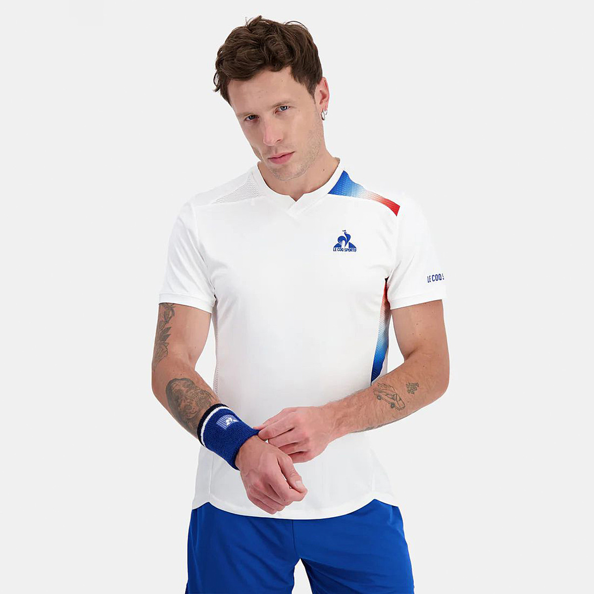 CAMISETA LE COQ SPORTIF TENNIS PRO EURO CLAY LE COQ SPORTIF Hombre Ropa Tennispro