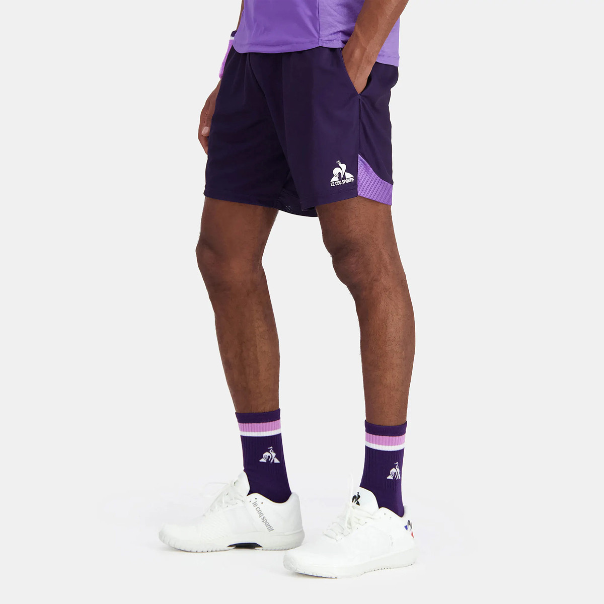 Pantalon coq hotsell sportif violet