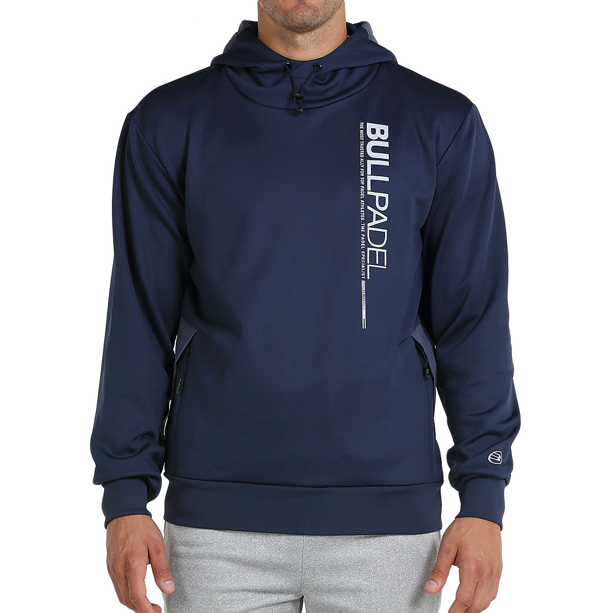SUDADERA BULLPADEL CON CAPUCHA WINTER FW BULLPADEL Hombre Ropa Tennispro