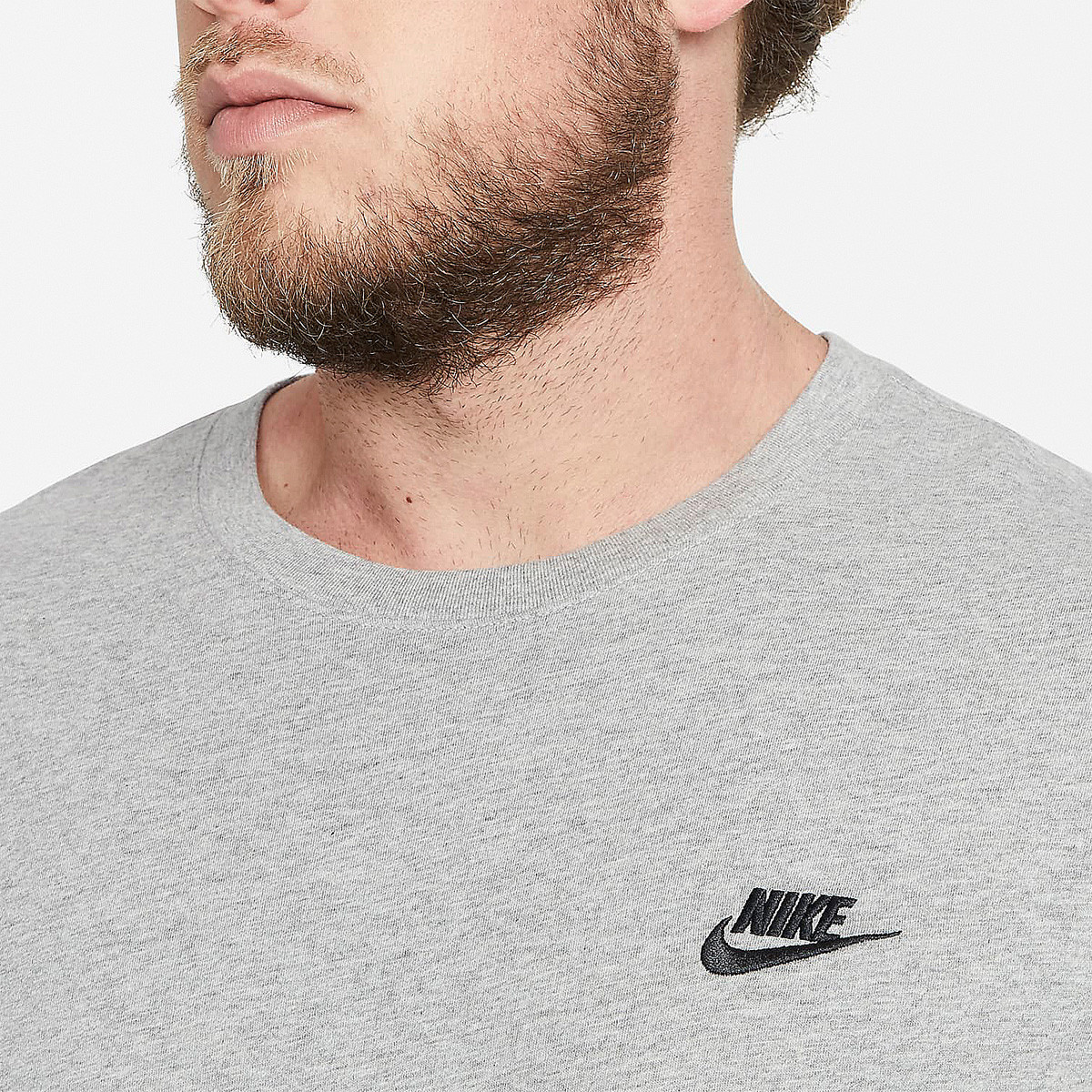 Camiseta nike gris hombre sales