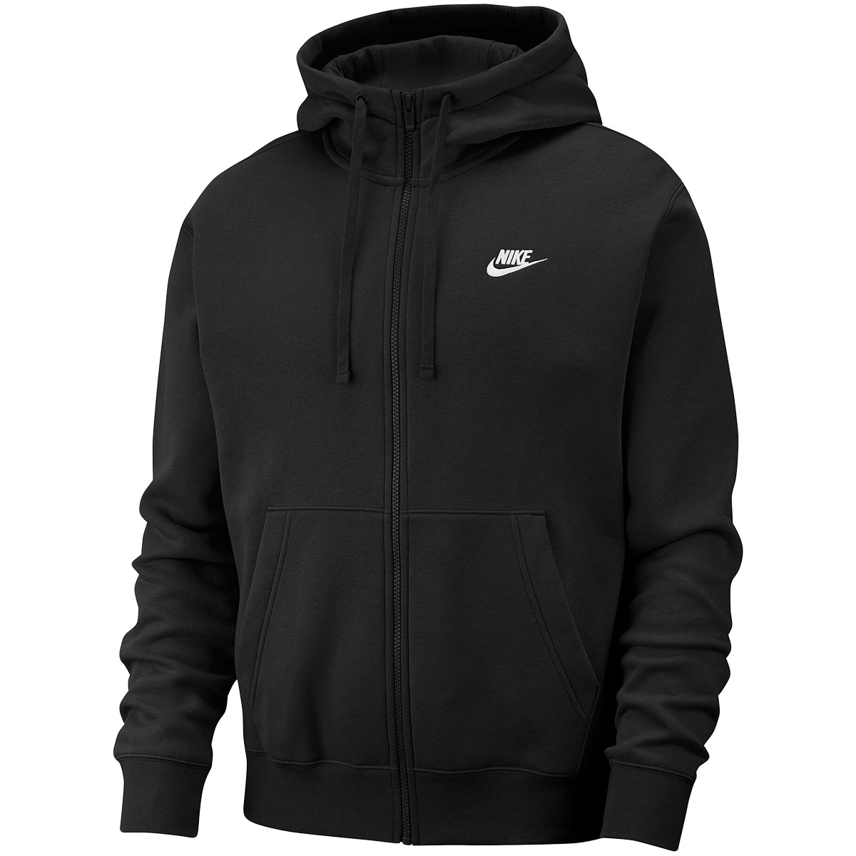 SUDADERA NIKE DE CAPUCHA NIÑO NEGRA