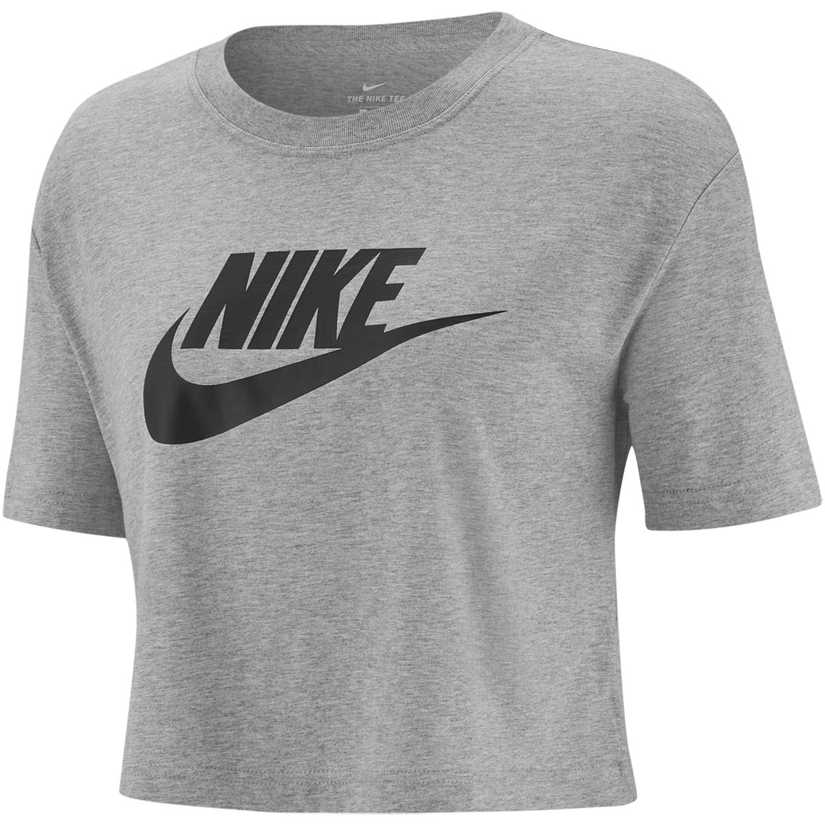 Camisetas nike top mujer gris