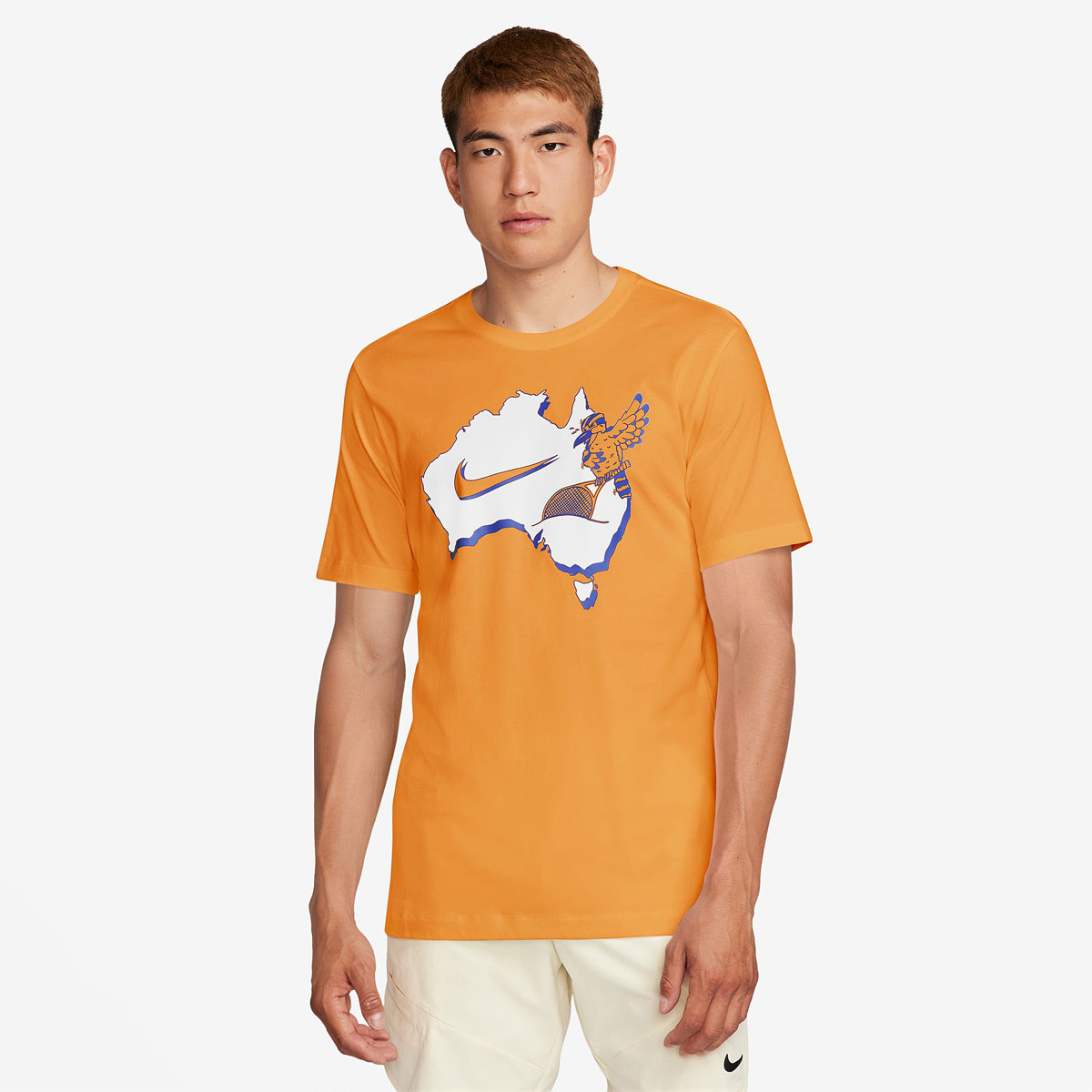 Camiseta nike naranja top hombre