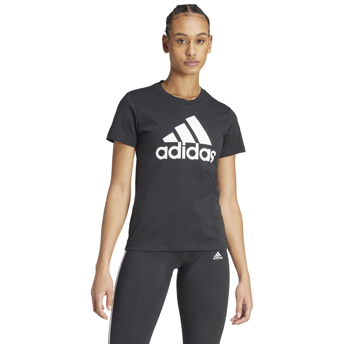Camiseta adidas sales blanca mujer