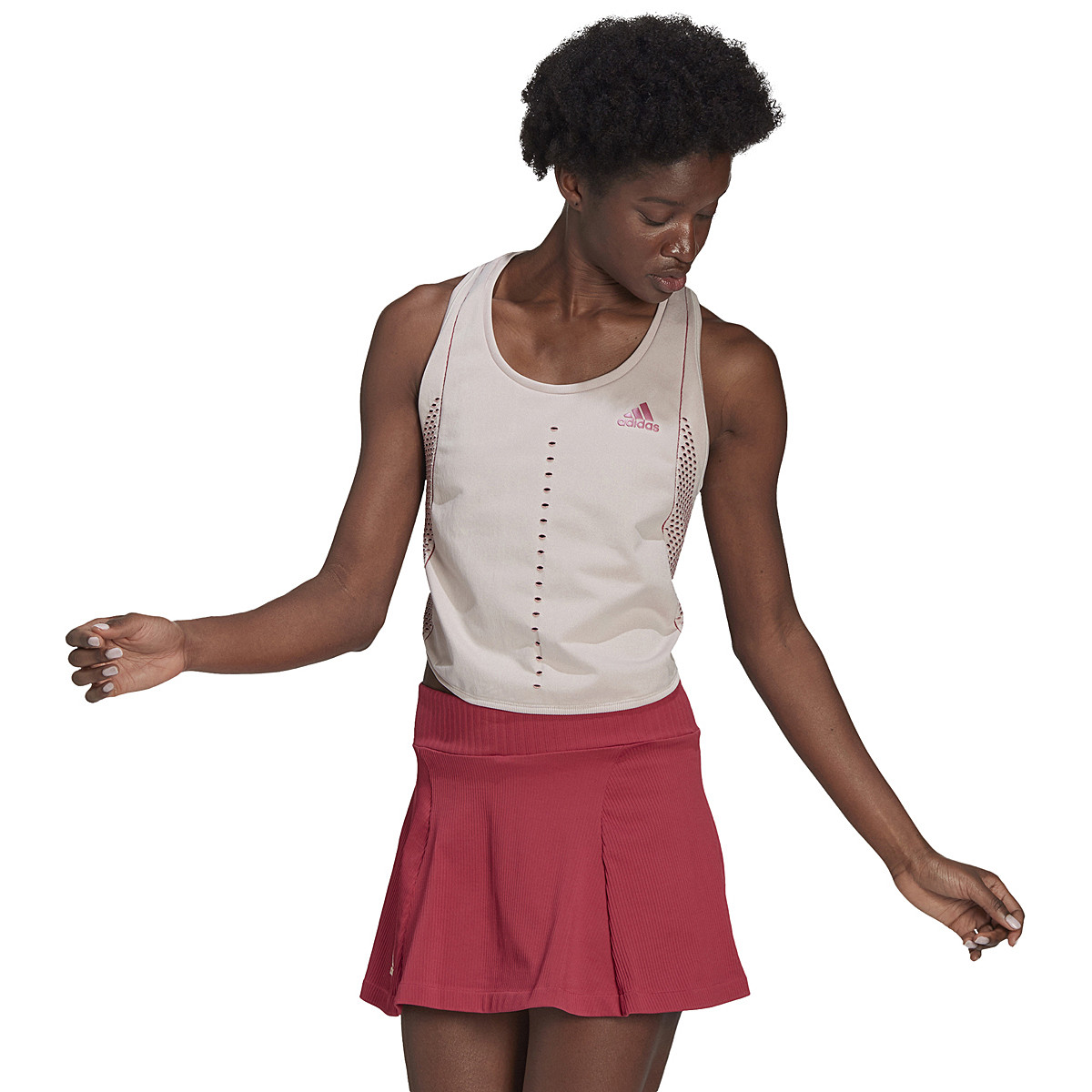 Camisetas adidas top mujer beige