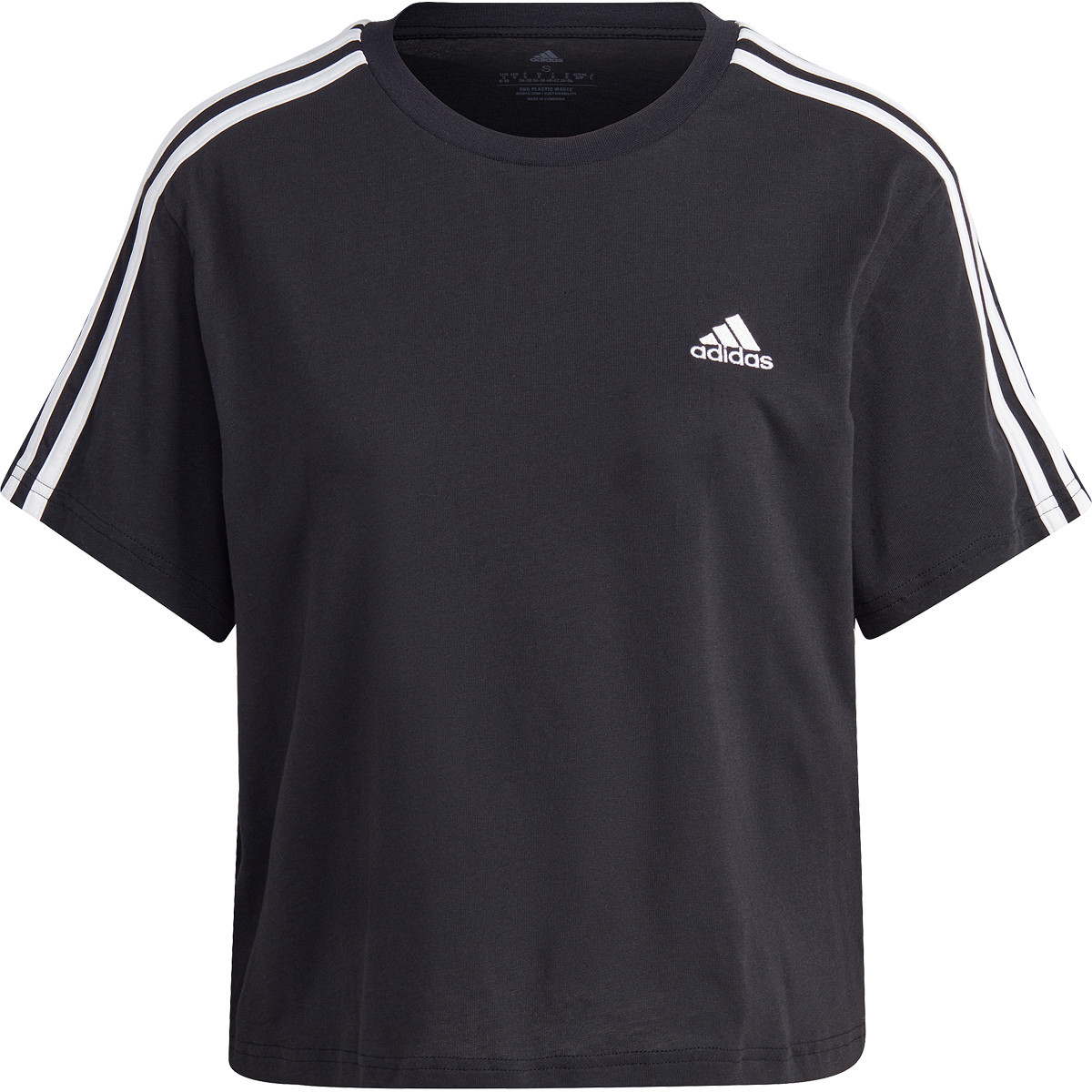 Camiseta adidas tres bandas mujer deals