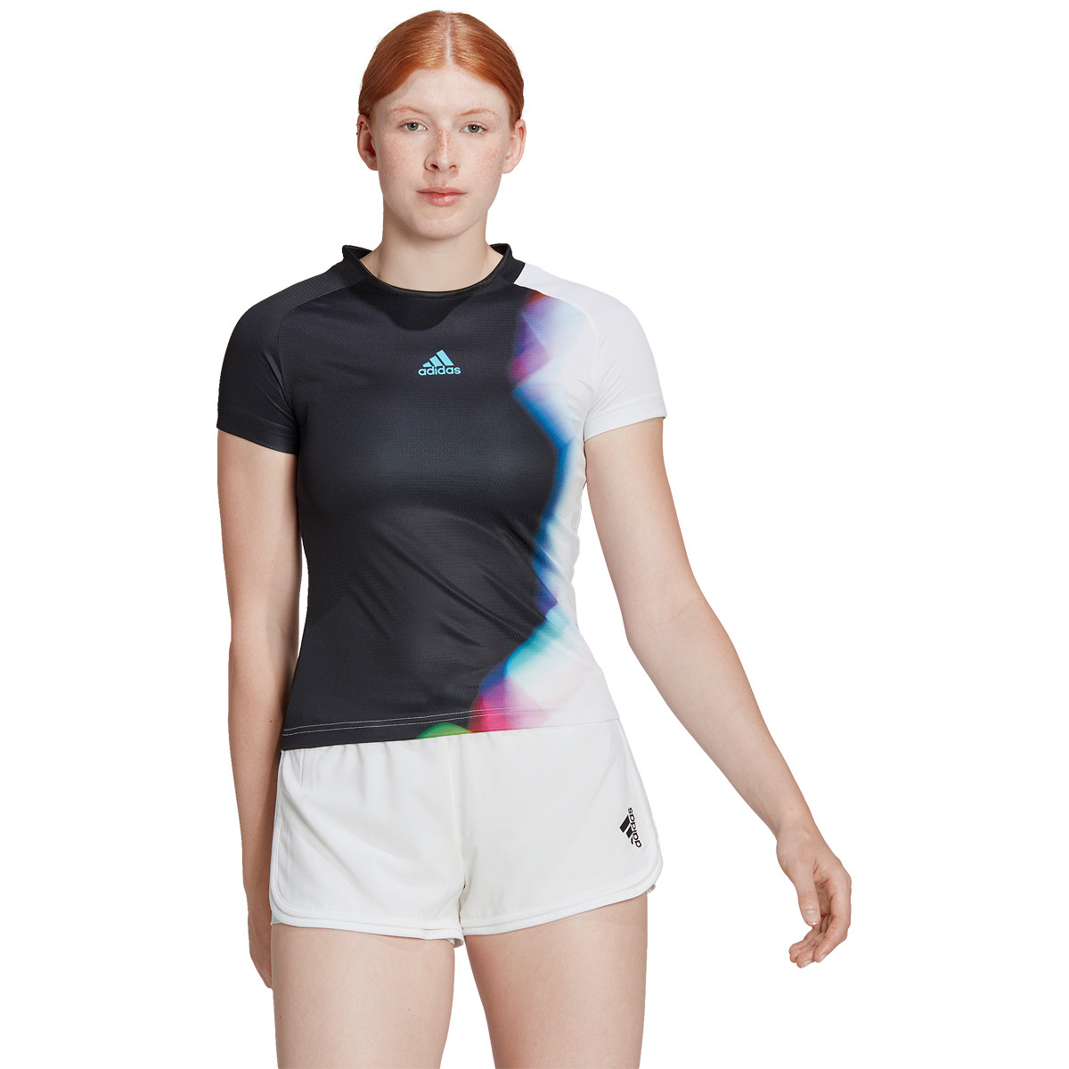 Camiseta adidas on sale mujer corta