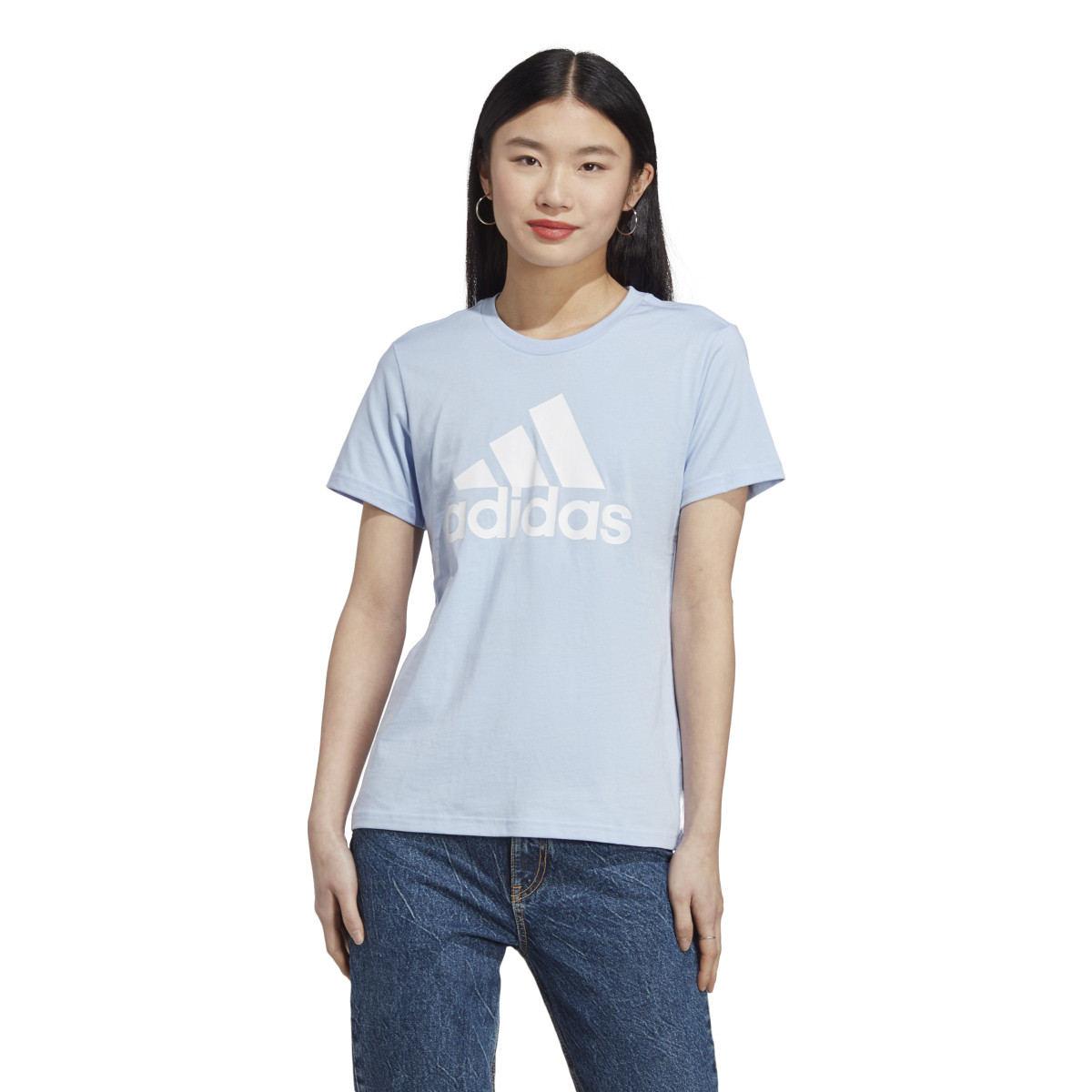 Camiseta adidas mujer azul outlet