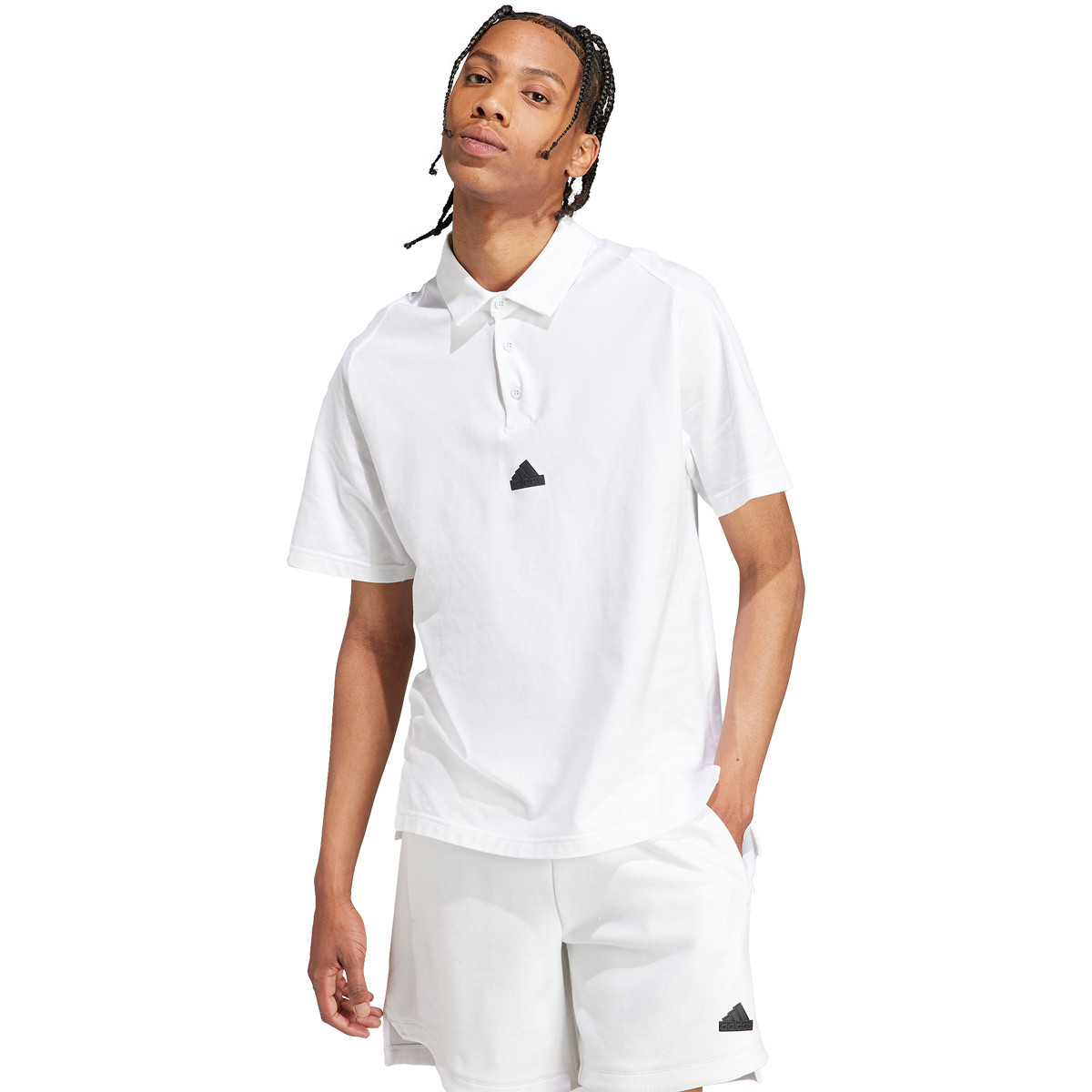 Polo adidas blanco hombre cheap