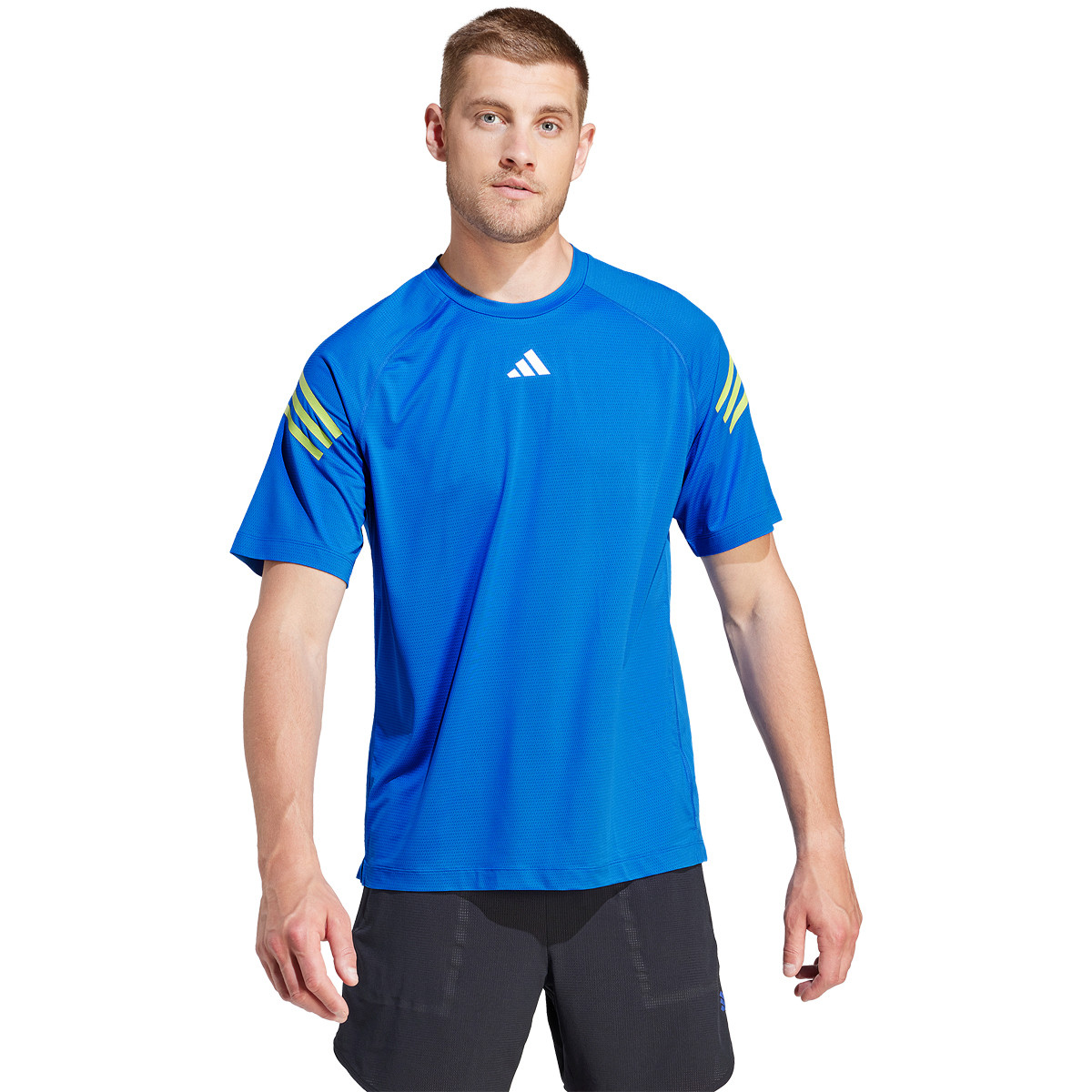 Camiseta adidas tres bandas hombre best sale