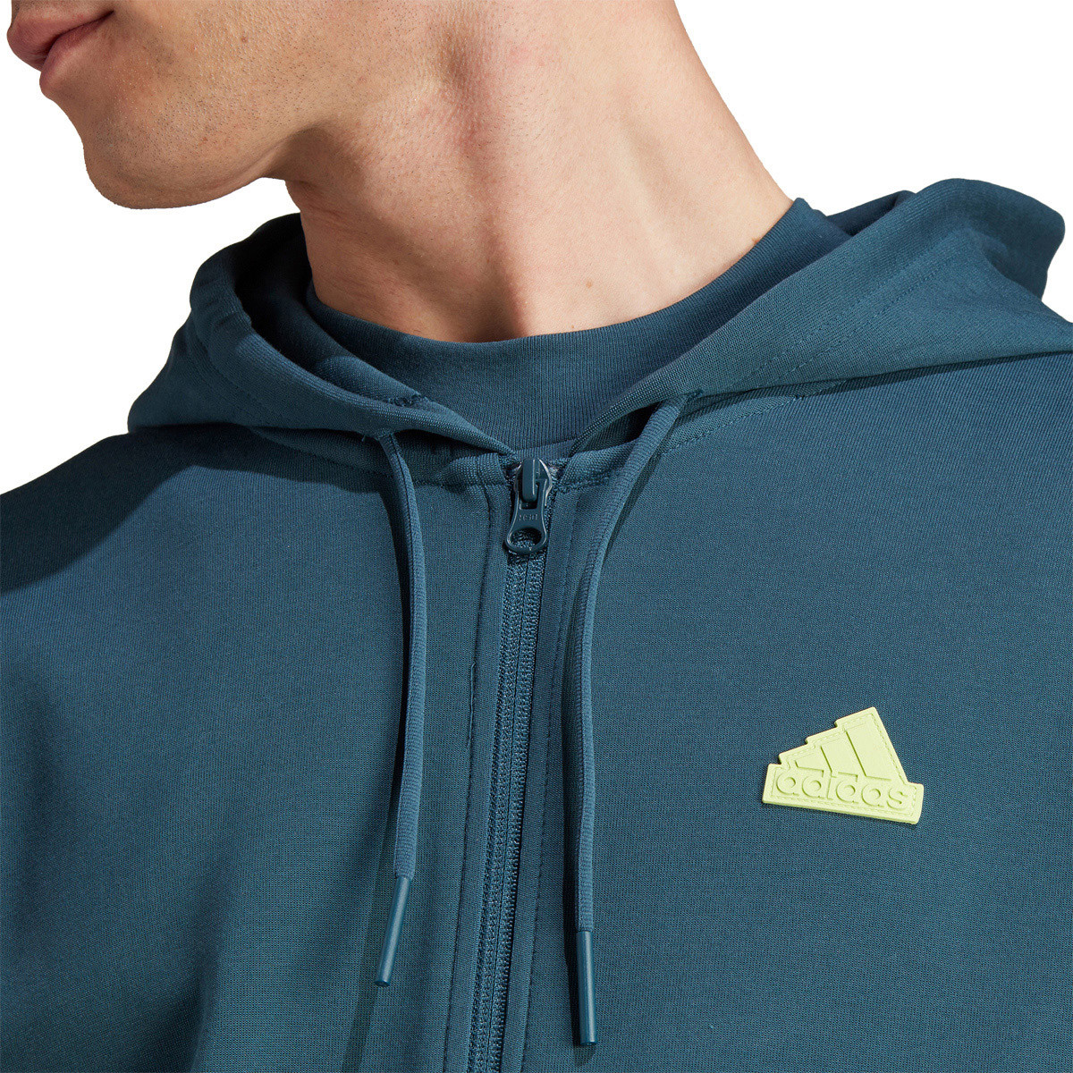 SUDADERA ADIDAS 3 BANDEAS CON CAPUCHA Y CREMALLERA ADIDAS