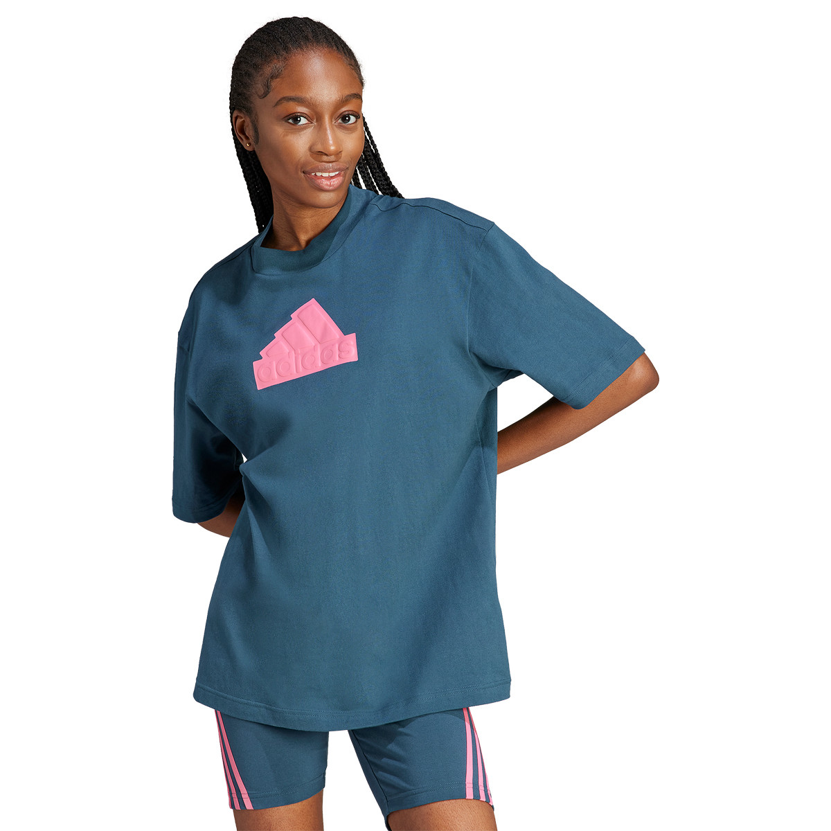 Camiseta adidas mujer shop azul