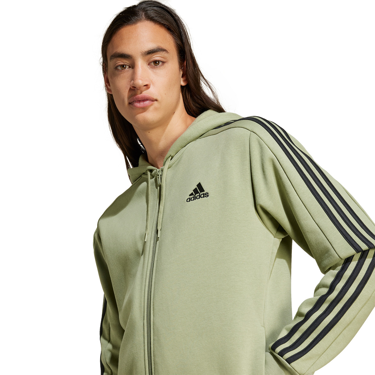 ADIDAS 3 RAYAS CHAQUETA CON CREMALLERA COMPLETA ADIDAS Hombre Ropa Tennispro