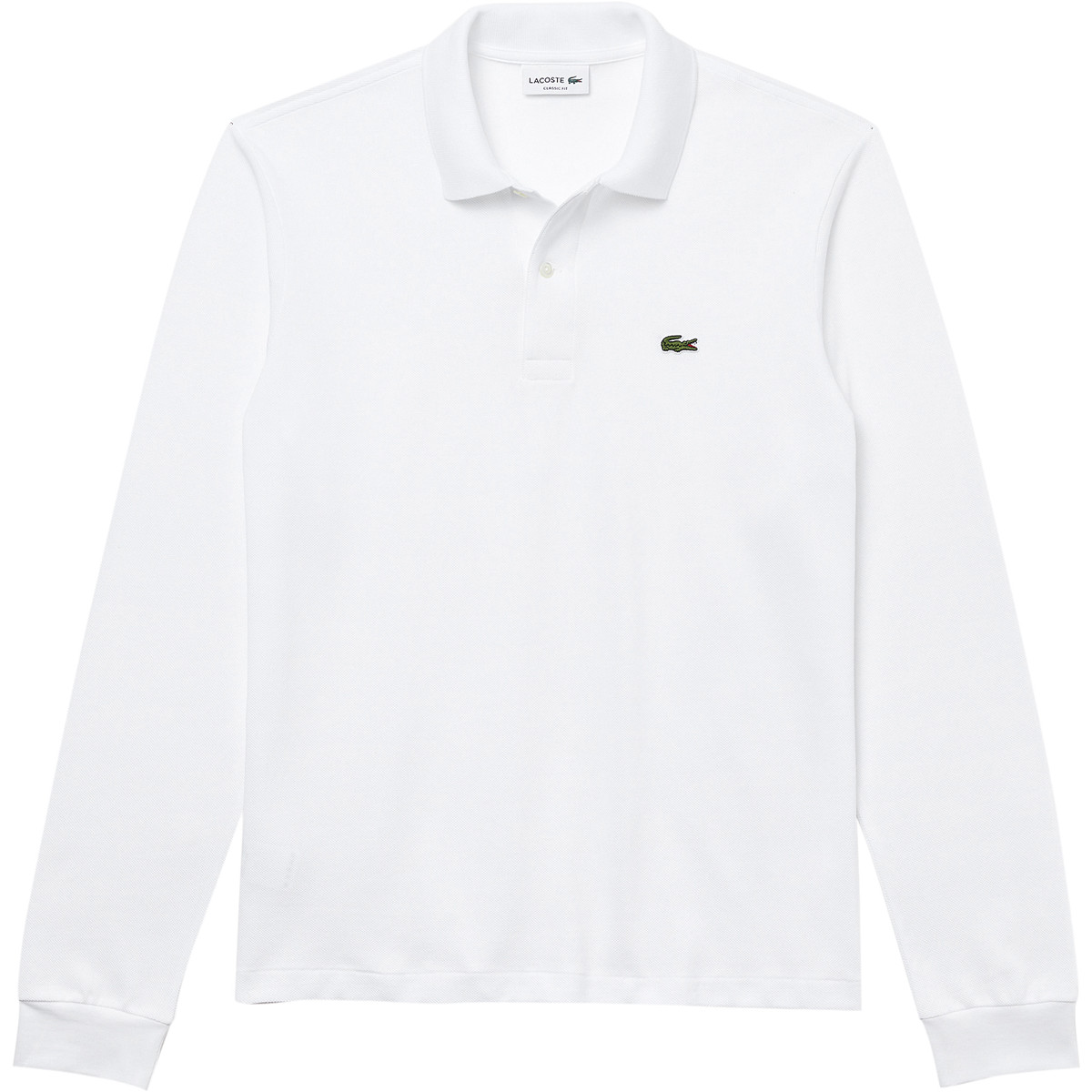 Polo manga cheap larga hombre lacoste