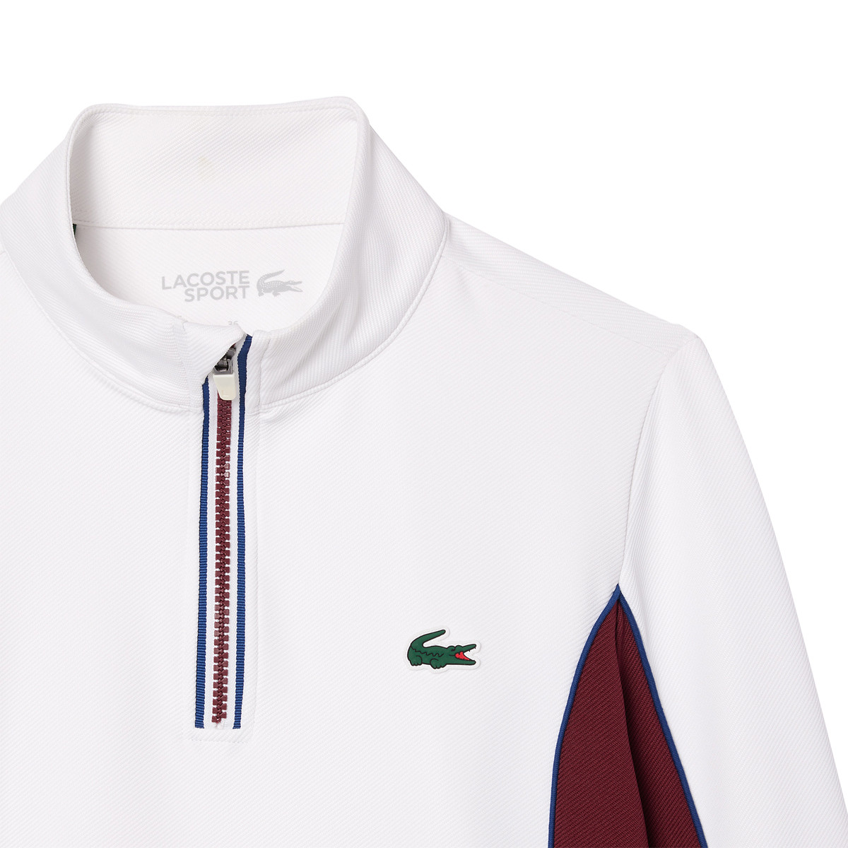 SUDADERA LACOSTE MUJER 1 2 CREMALLERA HERITAGE CLUB LACOSTE