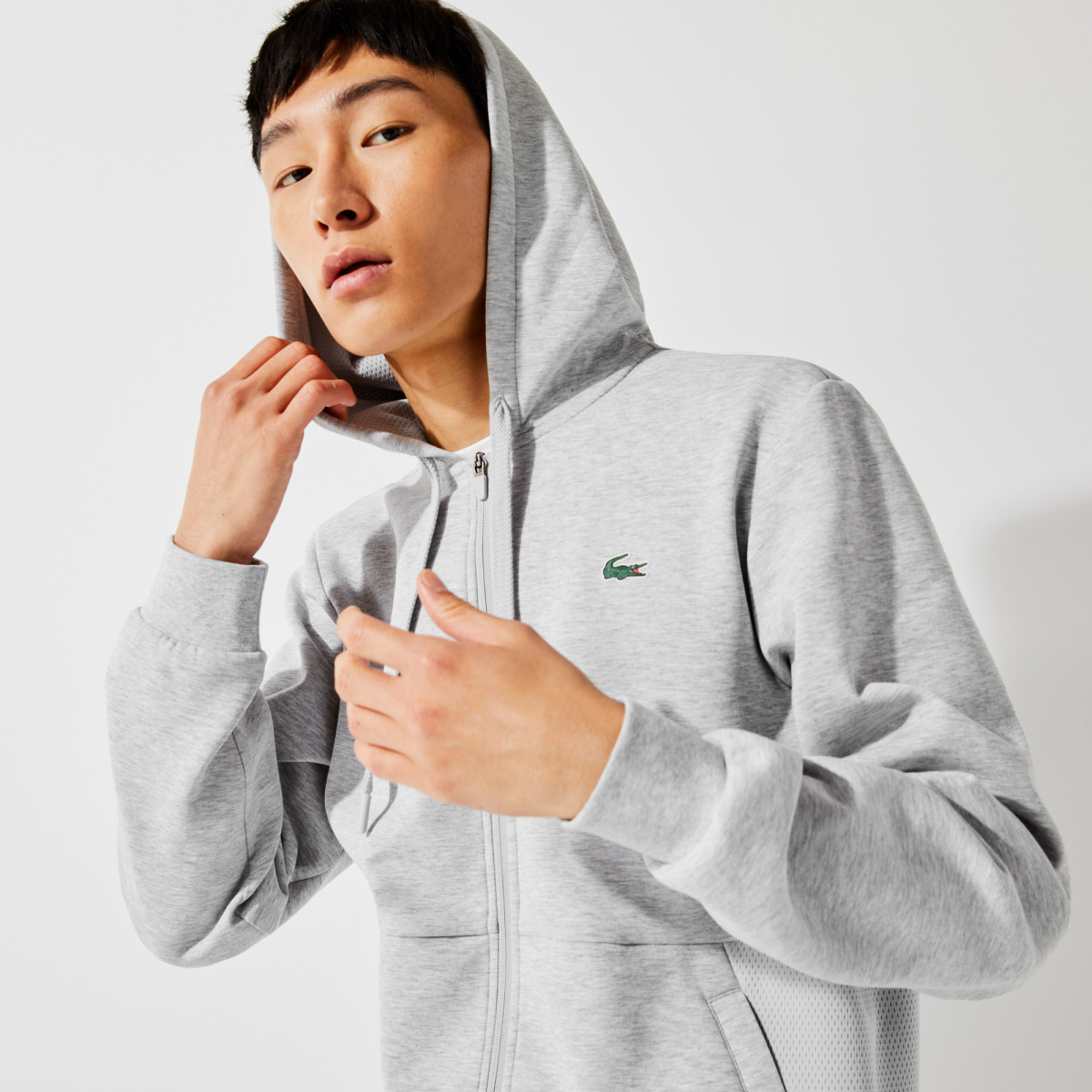 SUDADERA LACOSTE CON CAPUCHA Y CREMALLERA LACOSTE Hombre
