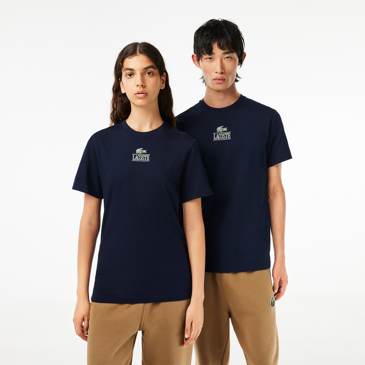 CAMISETA LACOSTE LOGO CENTRAL LACOSTE Mujer Ropa Tennispro