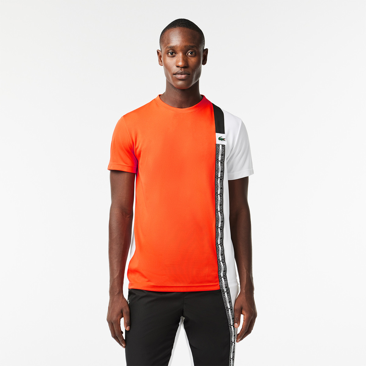 Camiseta lacoste naranja sales