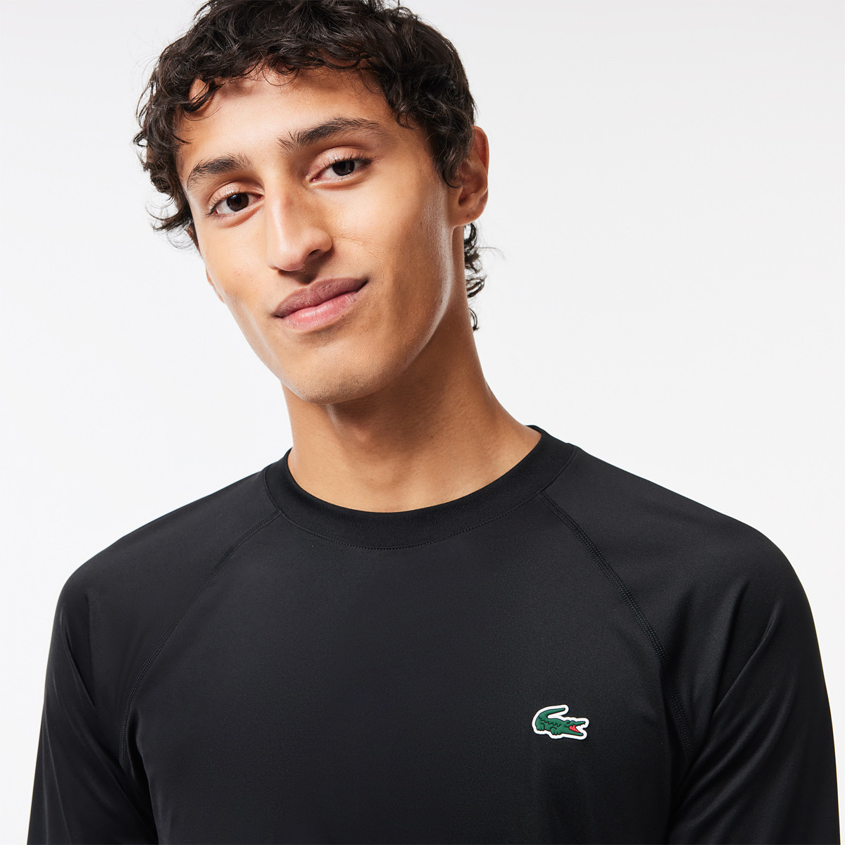 Camiseta manga larga lacoste hombre hot sale